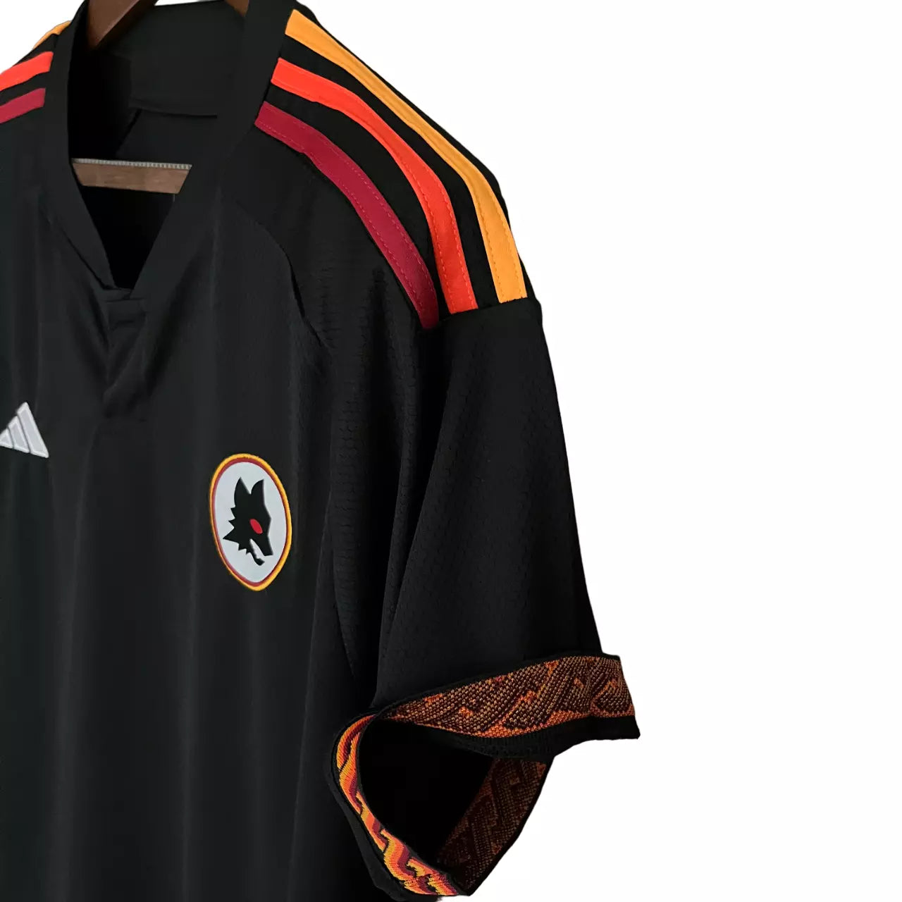 Camisa AS Roma 2023/24 Third Preta - Masculina