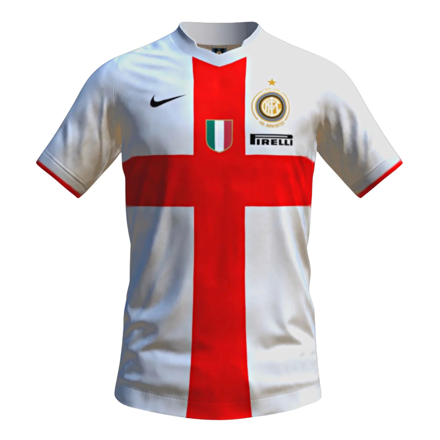 Camisa Inter de Milão 2007/08 100th Aniversário - Masculina