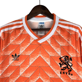 Camisa Holanda 1988 Home I - Torcedor Masculina