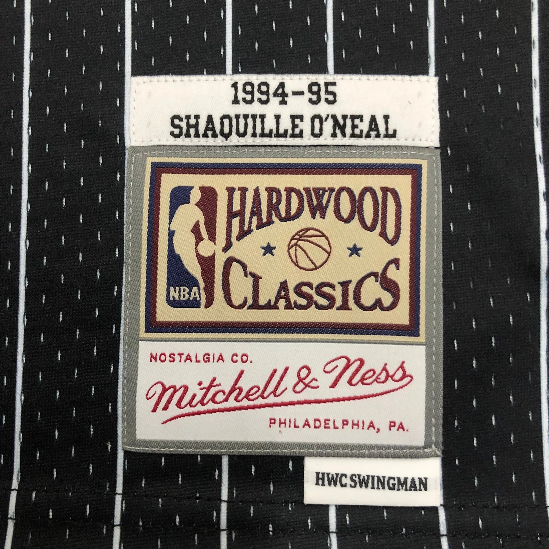 Regata NBA Orlando Magic #32 Shaquille O'Neal 1994/95 – Mitchell & Ness Silk Preta