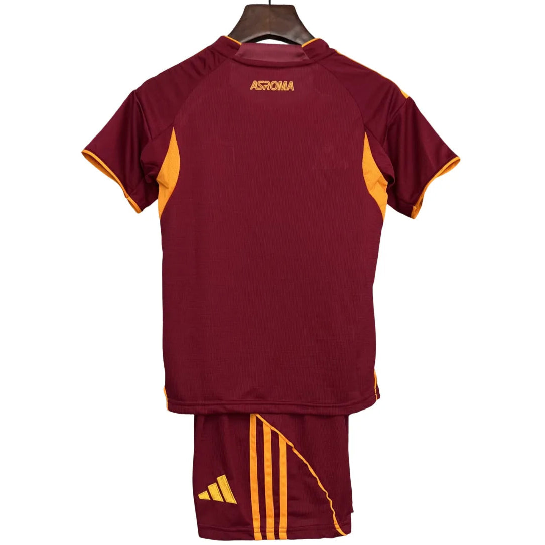 Camisa AS Roma 2025/26 Home - Kit Torcedor Infantil