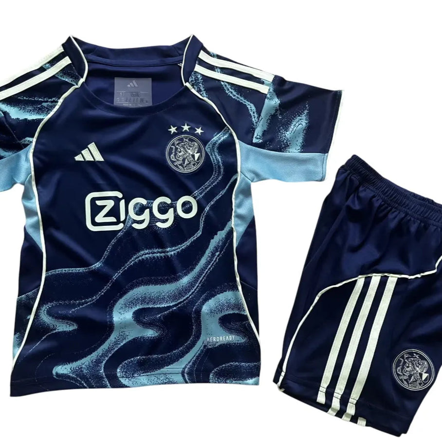 Camisa Ajax 2025/26 Away - Kit Torcedor Infantil