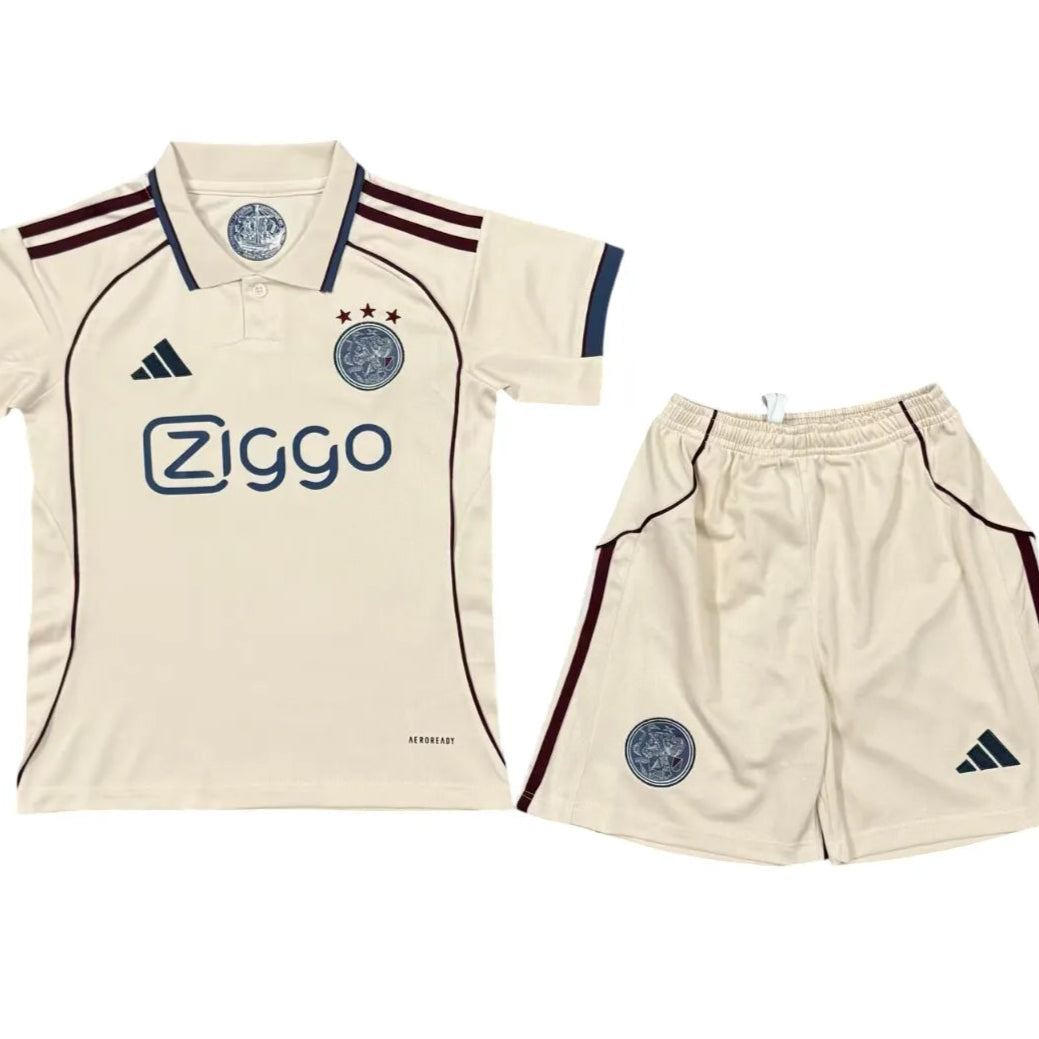 Camisa Ajax 2025/26 Third - Kit Torcedor Infantil