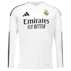 Camisa Real Madrid 2024/25 Home - Manga Longa - Masculina