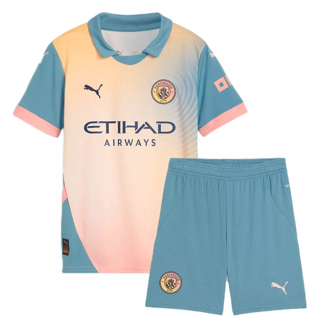 Camisa Manchester City 2024/25 Forth - Kit Torcedor Infantil