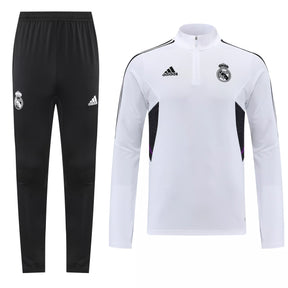 Conjunto Agasalho Real Madrid 2022/23 Meio-Zíper - Pré-Jogo Masculino