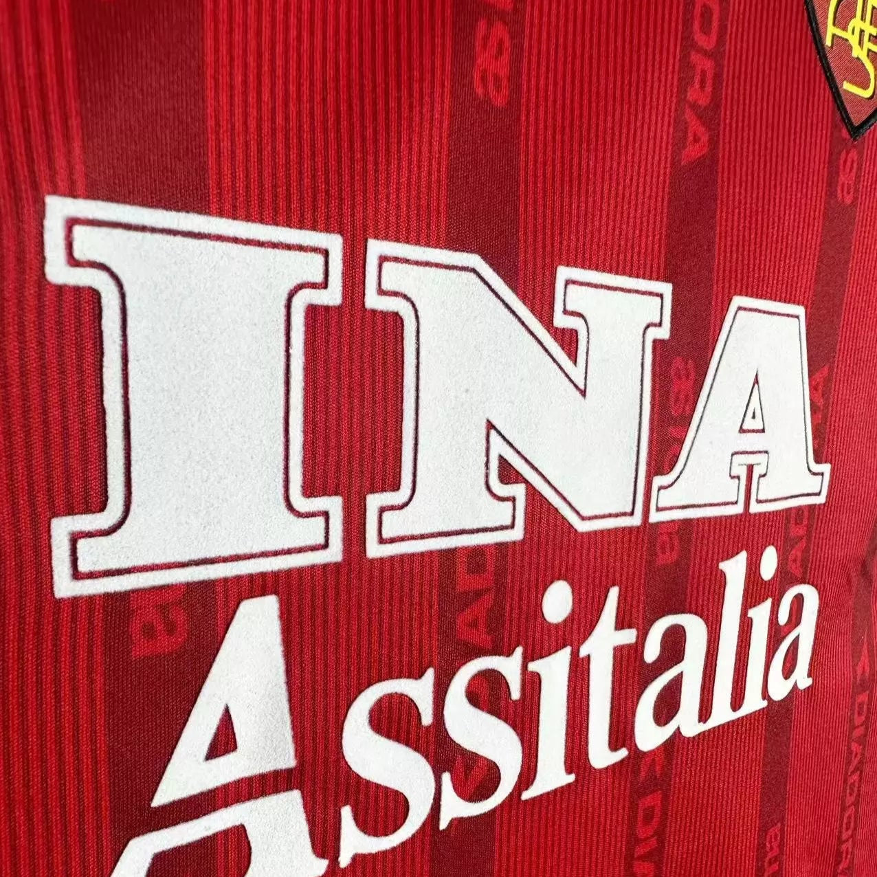 Camisa Roma 1999/00 Home - Masculina