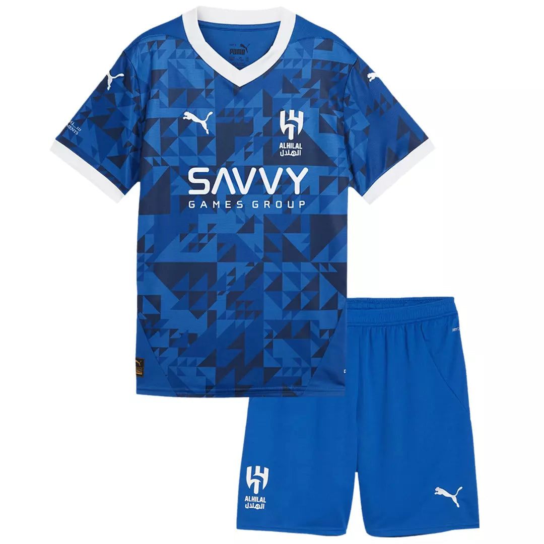 Camisa Al-Hilal 2024/25 Home - Kit Torcedor Infantil