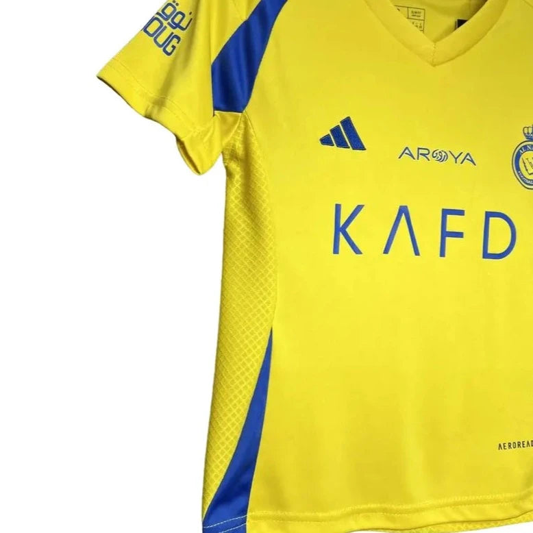 Camisa Al-Nassr 2024/25 I Home - Kit Torcedor Infantil