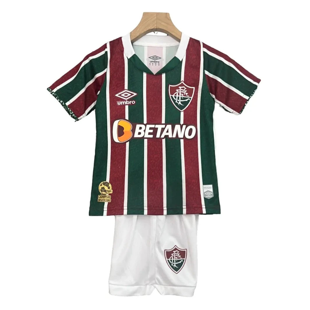 Camisa Fluminense 2024/25 I Home - Kit Torcedor Infantil