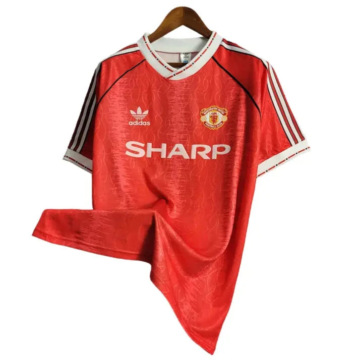 Camisa Manchester United 1990/91 I Home - Torcedor Masculina