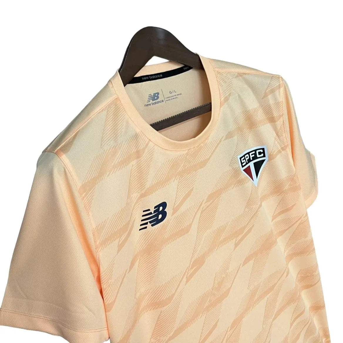 Camisa São Paulo 2024/25 Bege Treino - Masculina