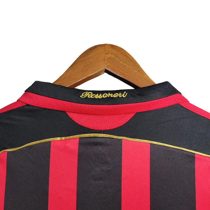 Camisa Milan 2006/07 I Home - Manga Longa Masculina