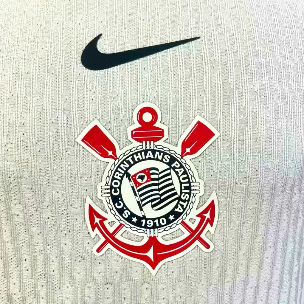 Camisa TIMÃO 2025/26 Home - Com Patrocínio - Versão Jogador - Tamanho GG (XL) - Masculina