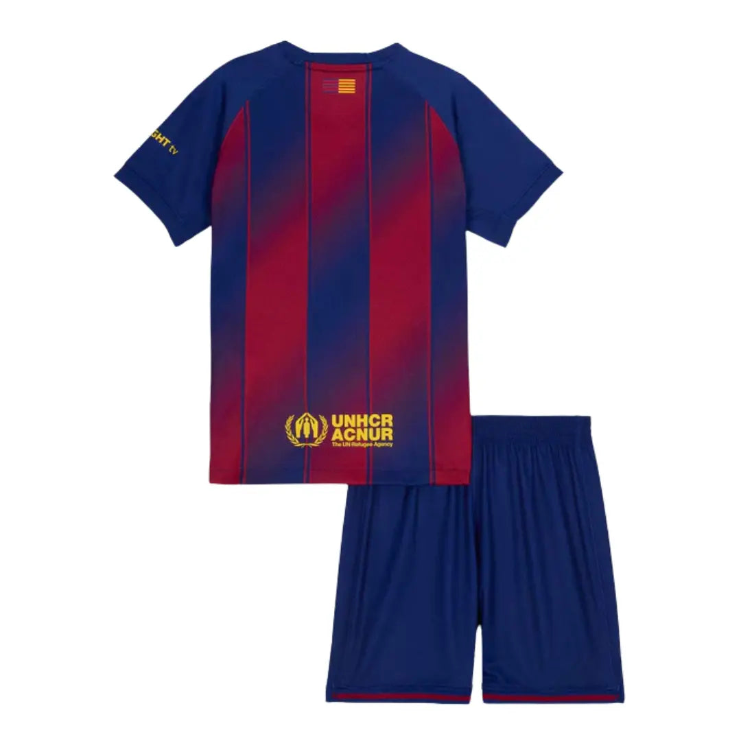 Camisa Barcelona 2025/26 Home - Kit Torcedor Infantil