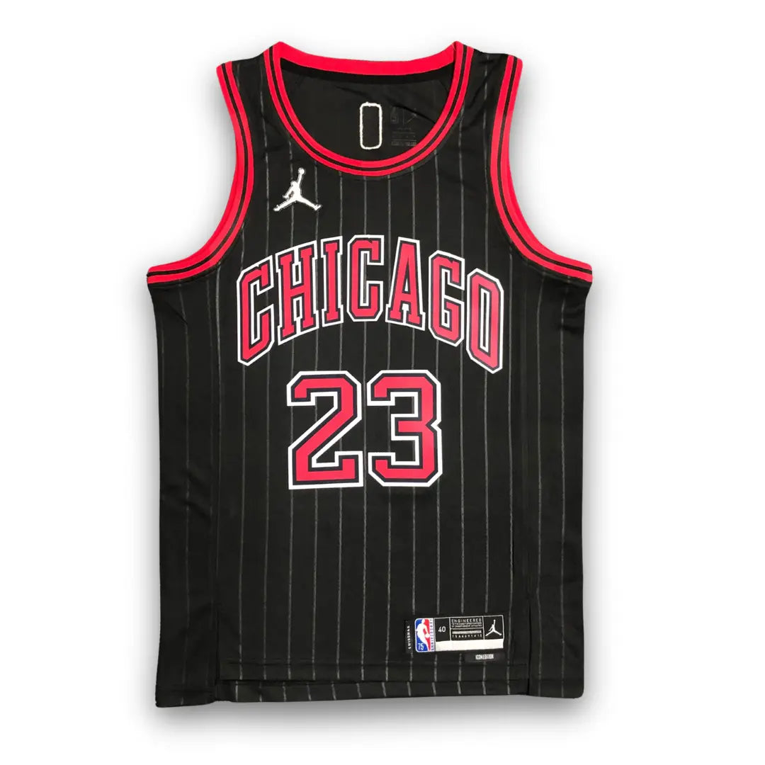 Regata NBA Chicago Bulls 75º Aniversário - Icon Edition Black 2022/23 Masculina