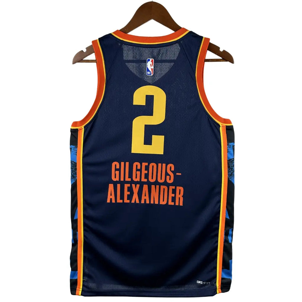 Camisa Regata NBA Oklahoma City Thunder #2 Shai Gilgeous-Alexander - Swingman - City Edition