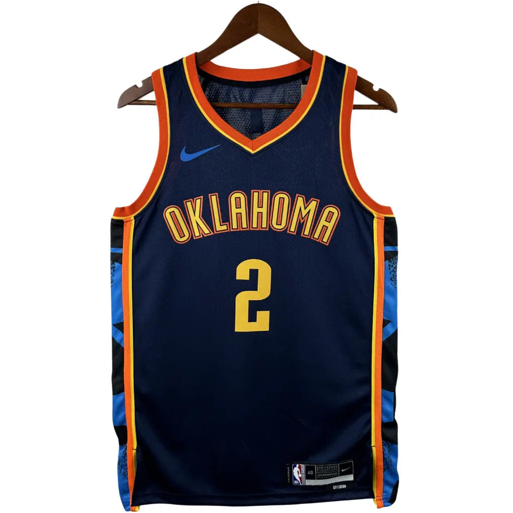 Camisa Regata NBA Oklahoma City Thunder #2 Shai Gilgeous-Alexander - Swingman - City Edition