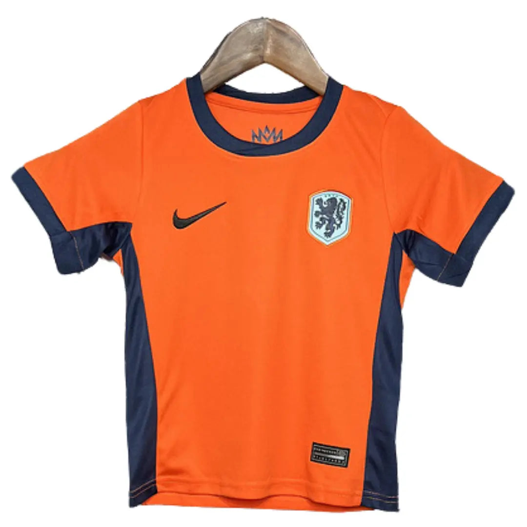 Camisa Seleção Holanda 2024/25 Home - Kit Torcedor Infantil