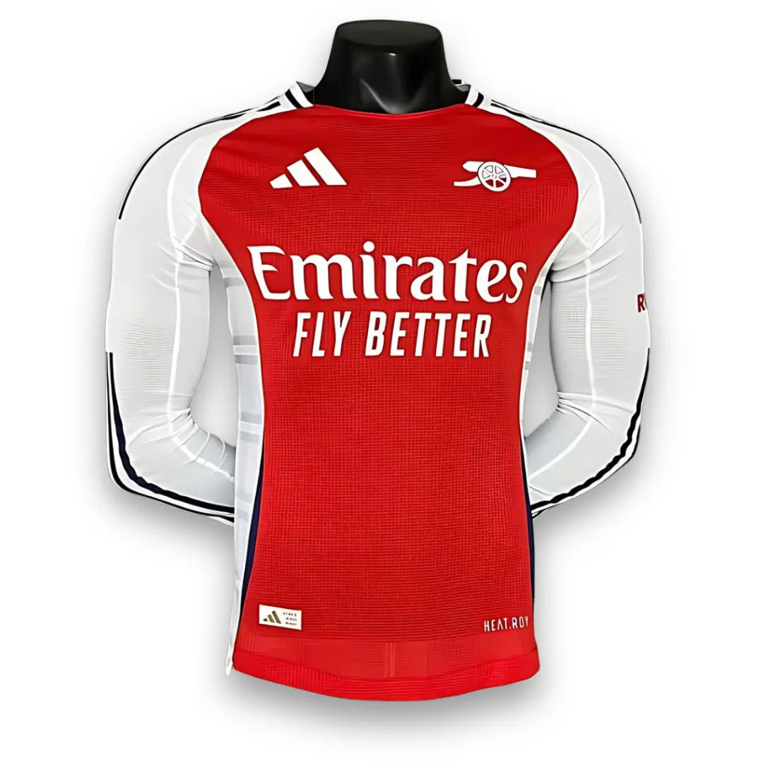 Camisa Arsenal 2024/25 I Home - Manga Longa - Versão Jogador Masculina