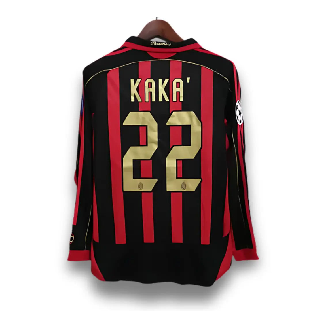 Camisa Milan 2006/07 I Home - Manga Longa Masculina