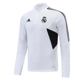 Conjunto Agasalho Real Madrid 2022/23 Meio-Zíper - Pré-Jogo Masculino