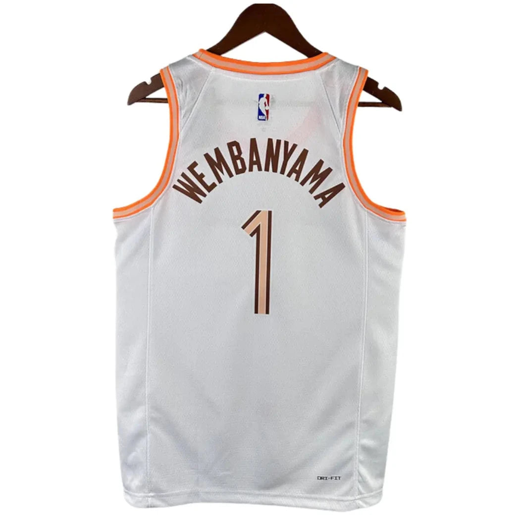 Camisa Regata NBA San Antonio Spurs #1 WEMBANYAMA Swingman - City Edition