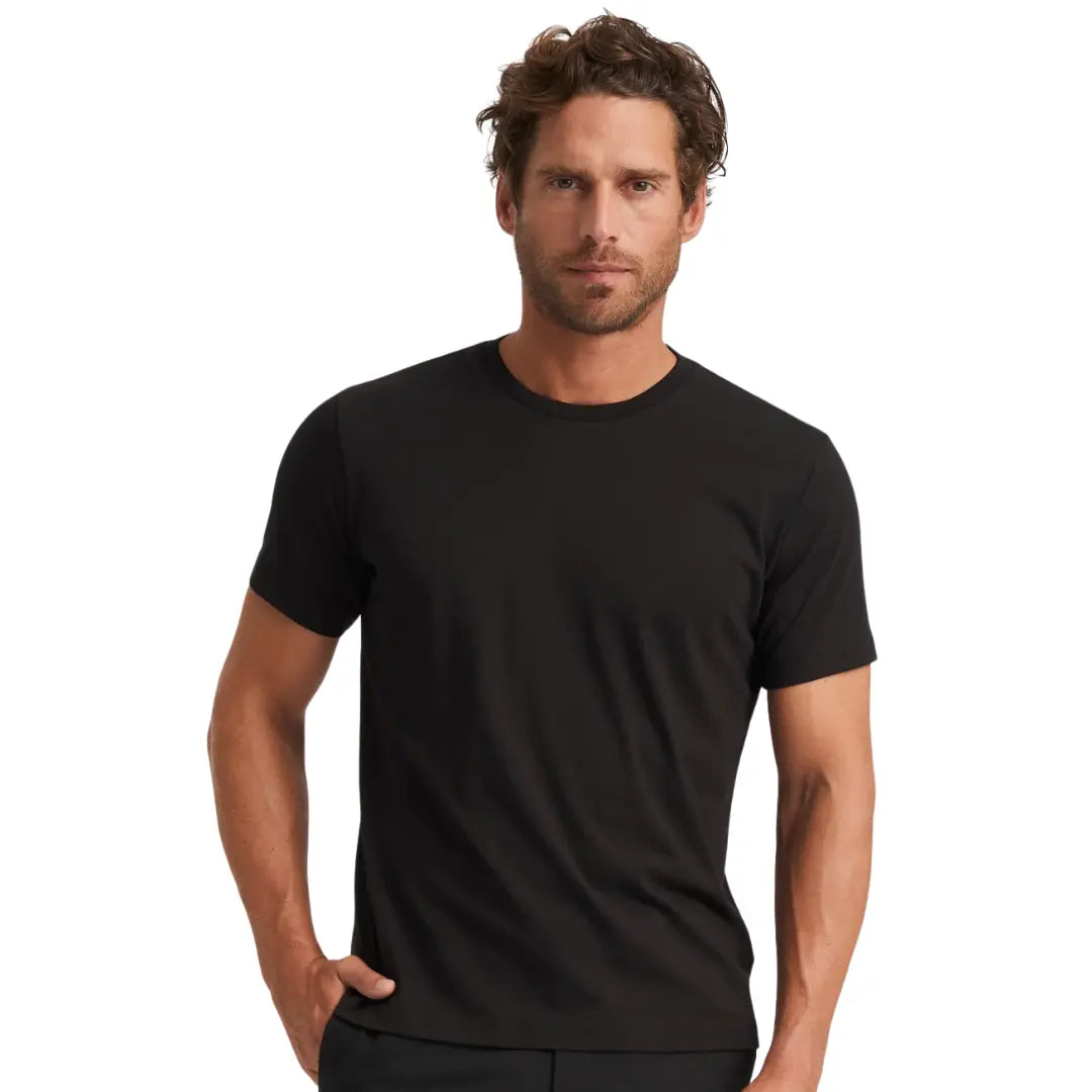 Kit 3 Camisetas MC10 100% Algodão 30.1 Cor Preta