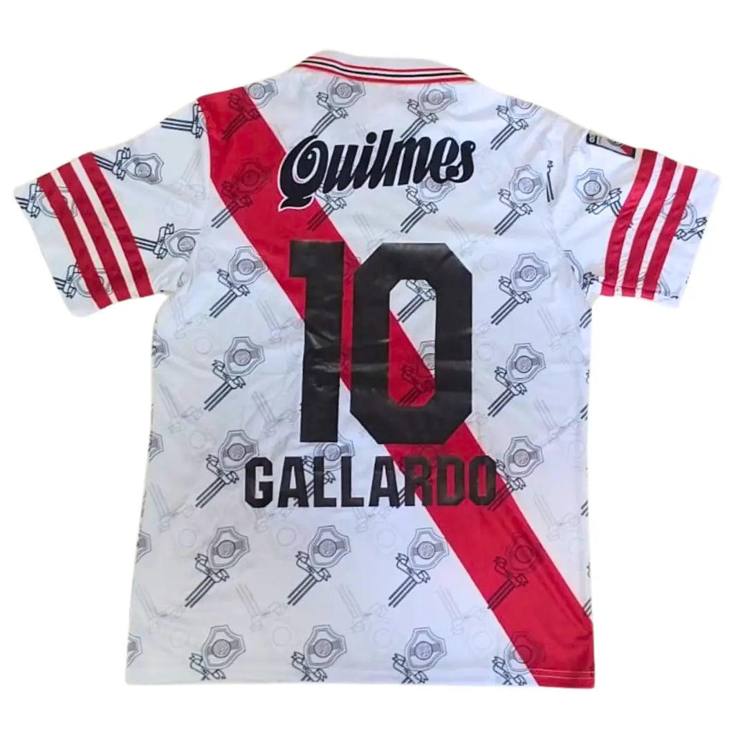 Camisa River Plate 1995/96 Home - #10 GALLARDO - Tamanho G (L)