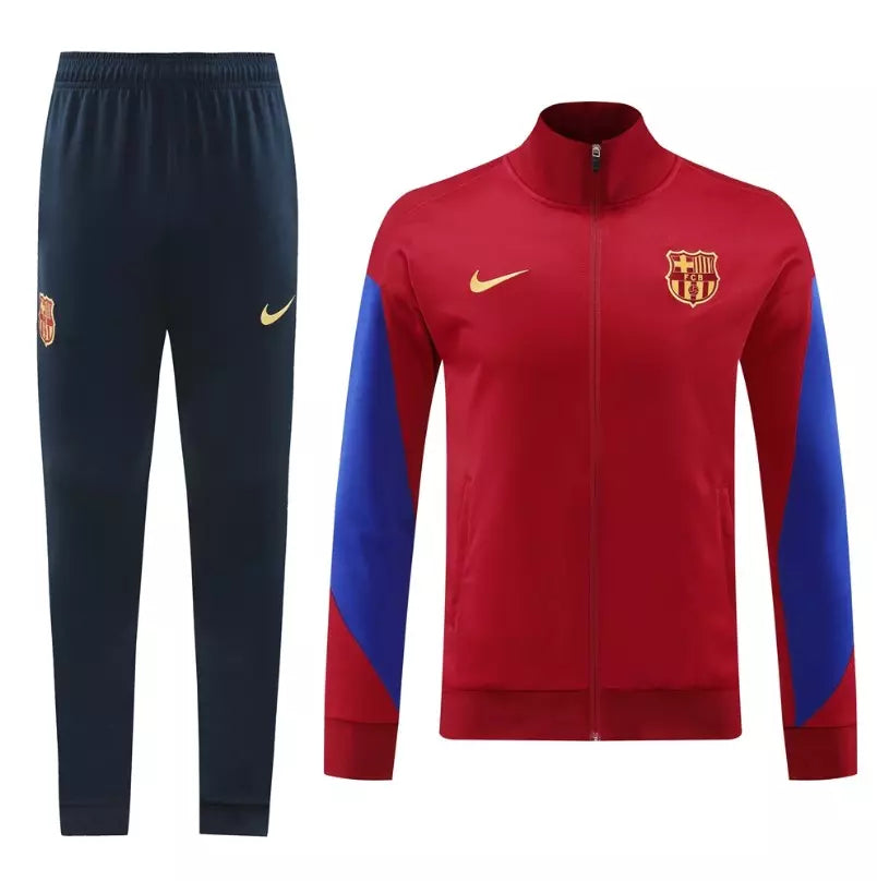 Conjunto Agasalho Barcelona 2024 Pré-Jogo Masculino