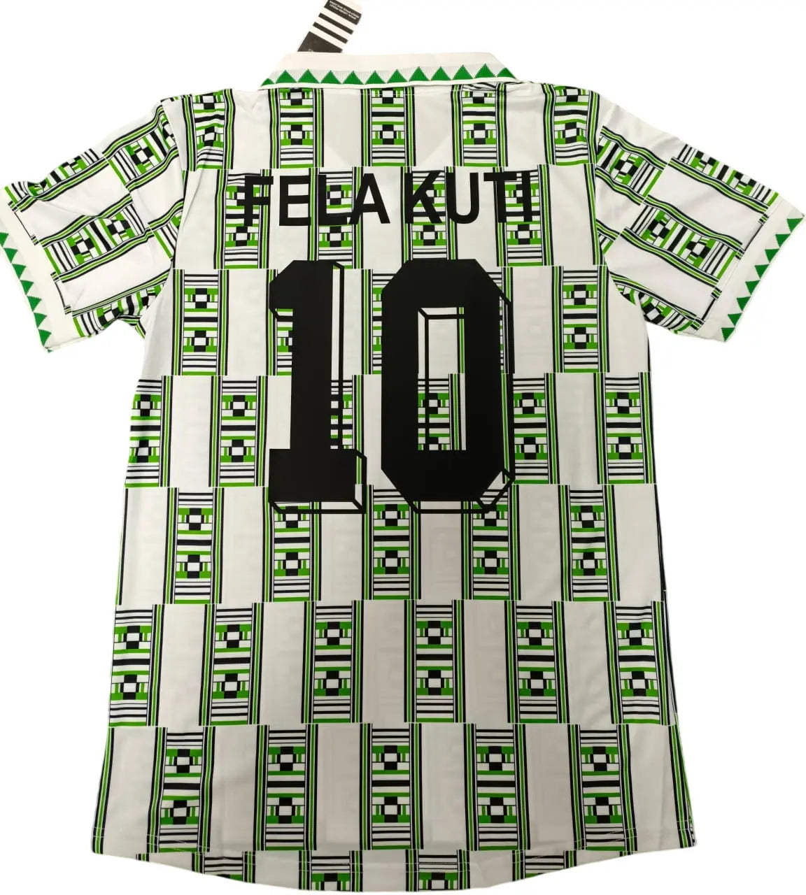 Camisa Nigéria 1994 Home - #10 FELA KUTI - Tamanho M