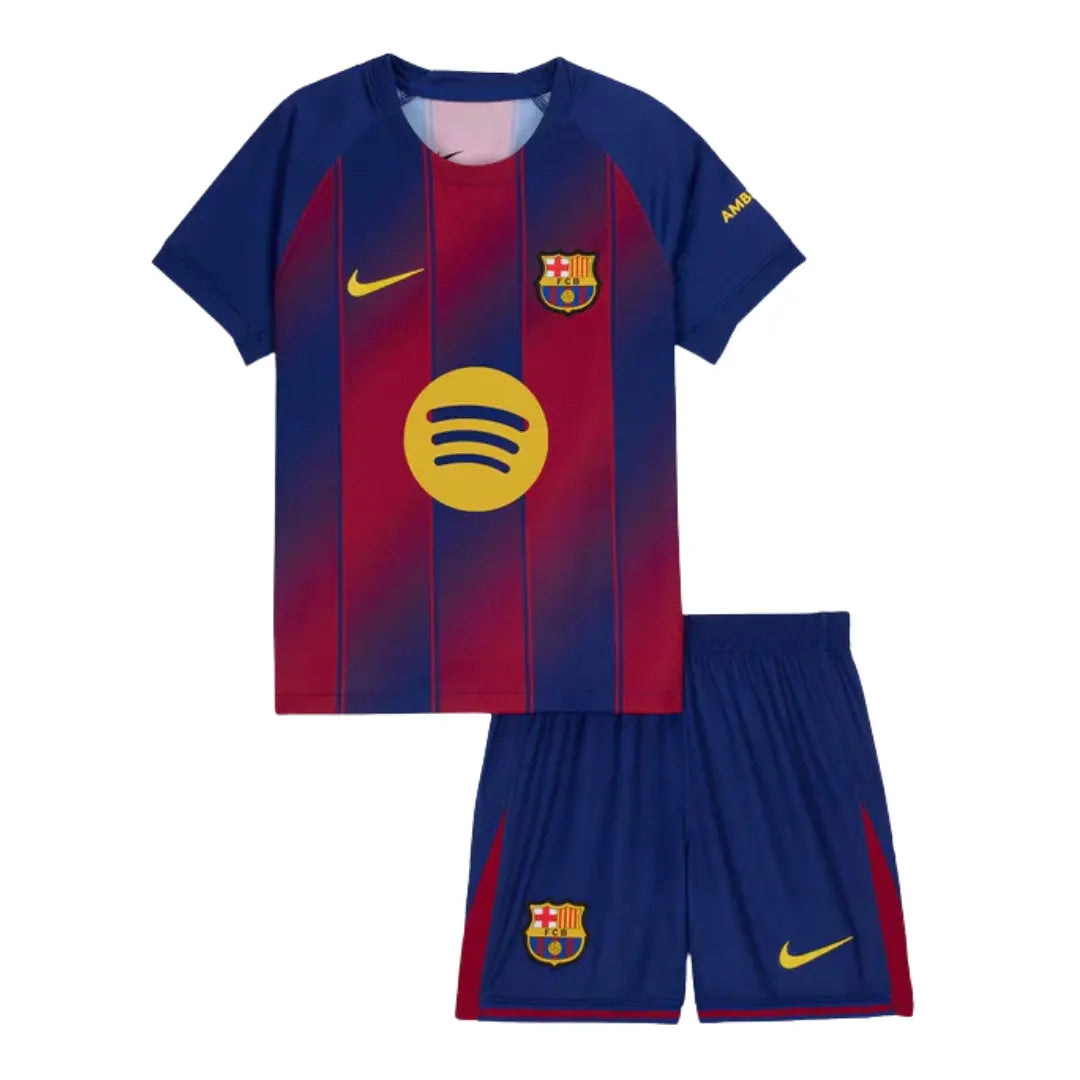 Camisa Barcelona 2025/26 Home - Kit Torcedor Infantil