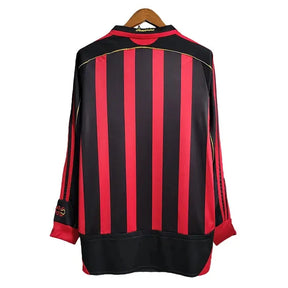 Camisa Milan 2006/07 I Home - Manga Longa Masculina