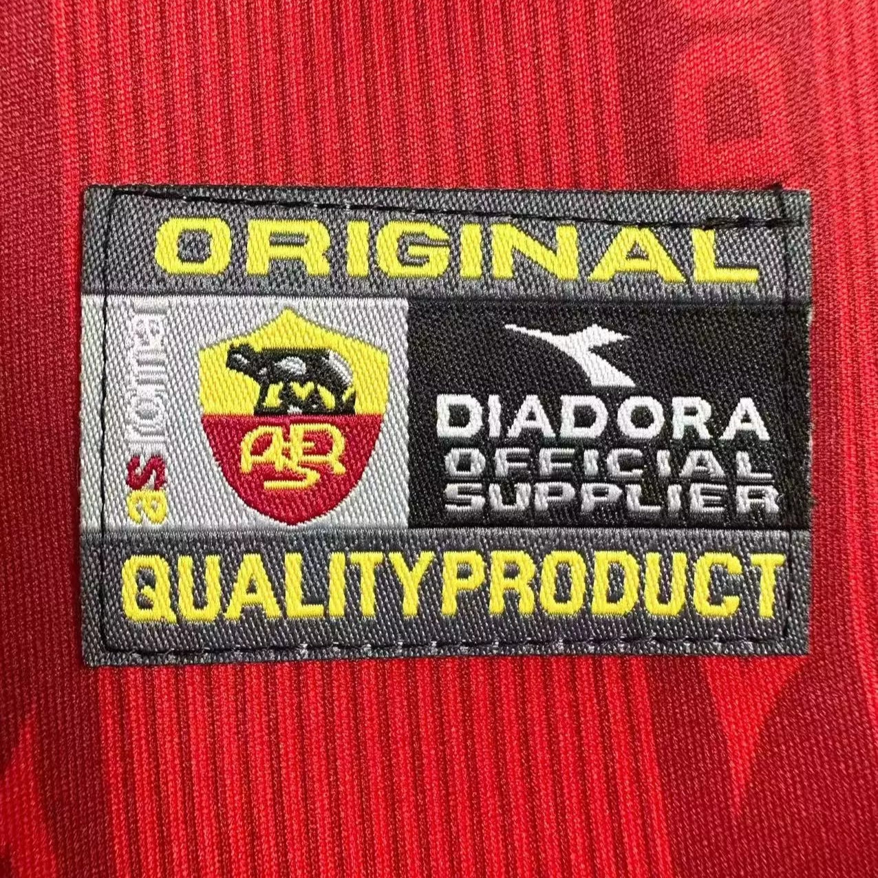 Camisa Roma 1999/00 Home - Masculina