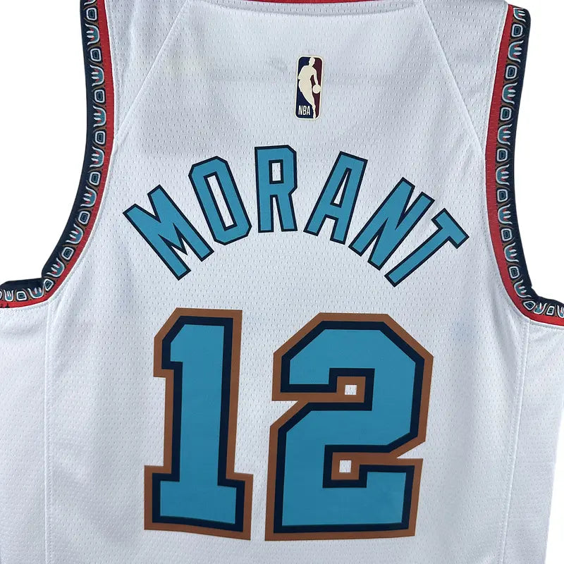 Camisa Regata NBA Memphis Grizzlies 2024/25 #12 MORANT Swingman -  Classic Edition