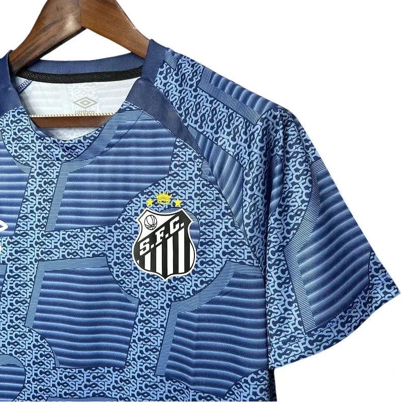 Camisa Santos 2024/25 Aquecimento Pré-Jogo - Masculina