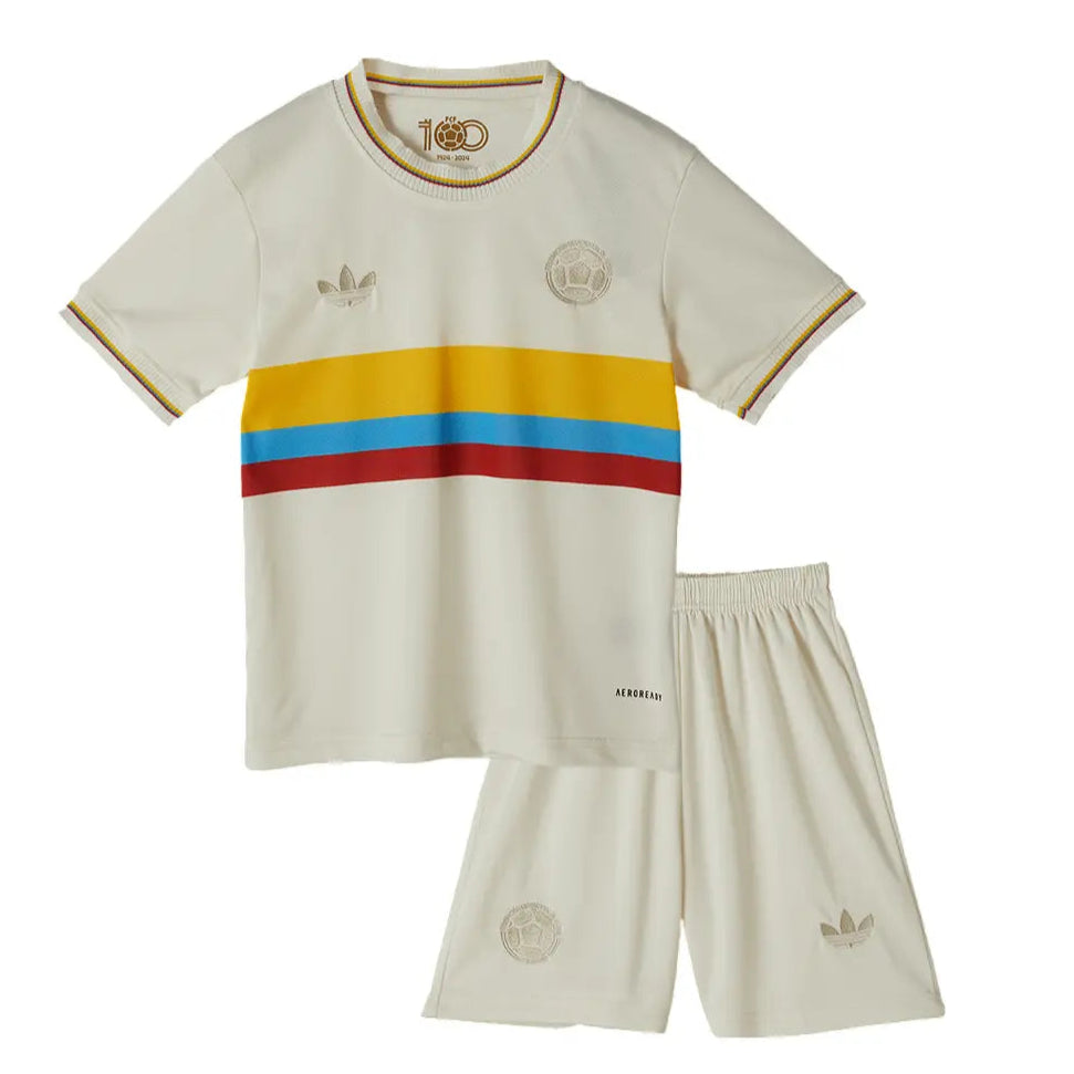 Camisa Seleção Colômbia 2024 - Comemorativa 100 anos - Kit Torcedor Infantil