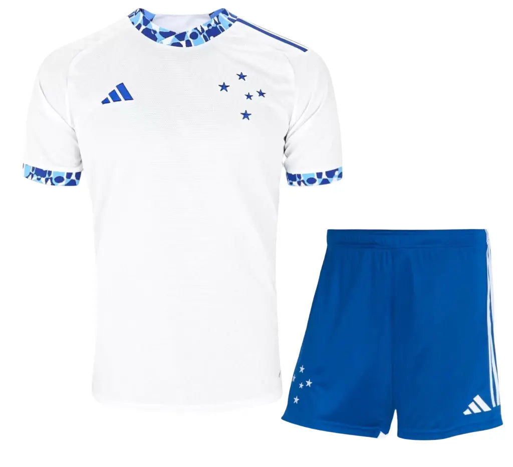 Camisa Cruzeiro 2024 Away - Kit Torcedor Infantil