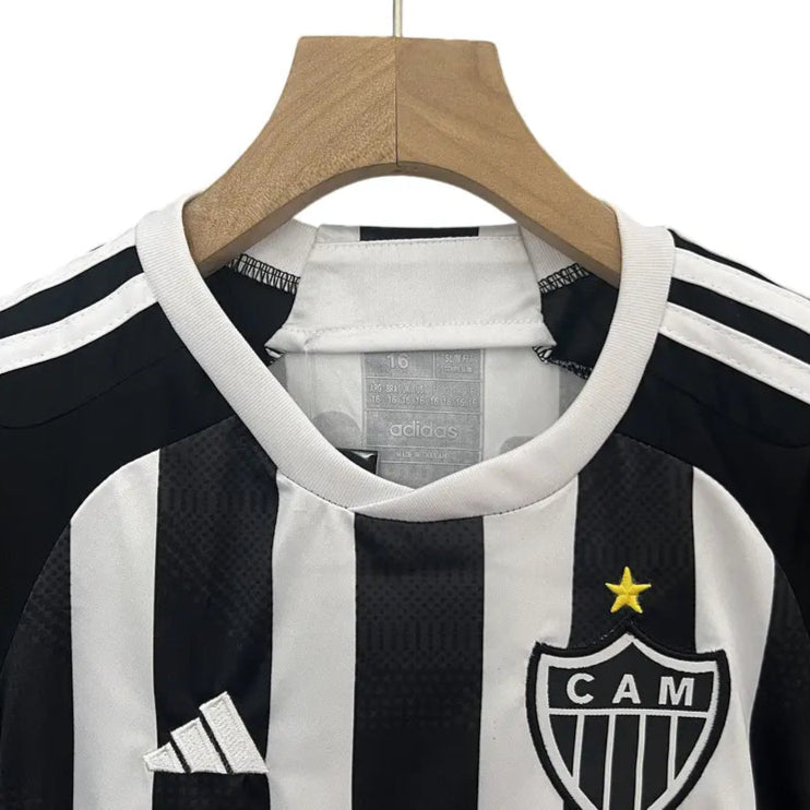 Camisa Atlético Mineiro 2024 Home - Kit Torcedor Infantil