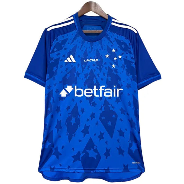 Camisa Cruzeiro 2024 Home - com Patrocínio - Masculina