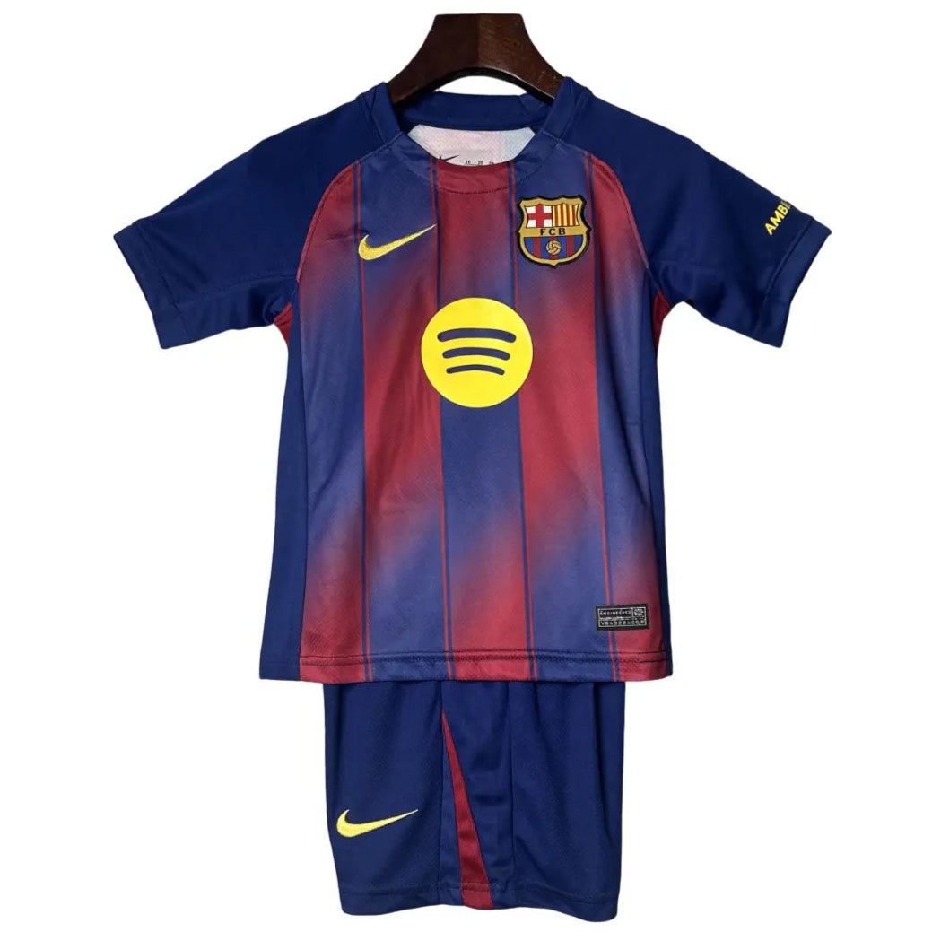 Camisa Barcelona 2025/26 Home - Kit Torcedor Infantil