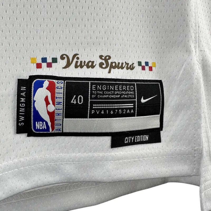 Camisa Regata NBA San Antonio Spurs #1 WEMBANYAMA Swingman - City Edition