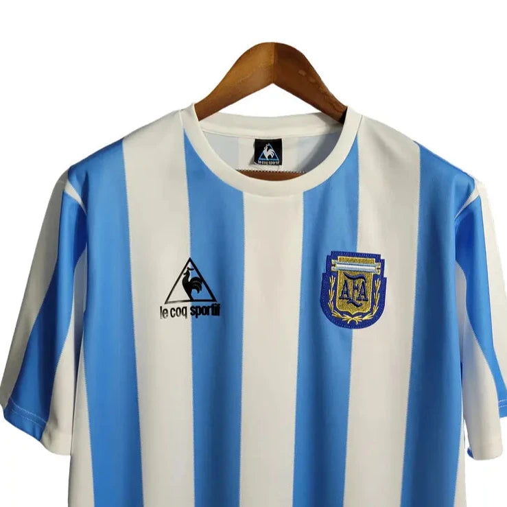 Camisa Argentina 1986 Home I - Torcedor Masculina