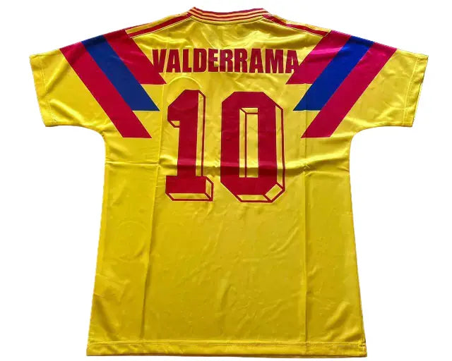 Camisa Colômbia 1990 Home - CARLOS VALDERRAMA