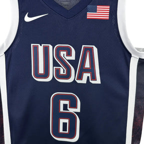 Regata Basquete Estados Unidos USA 2024 #6 Lebron James