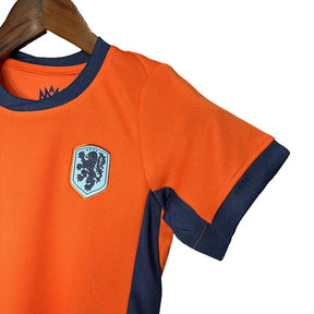 Camisa Seleção Holanda 2024/25 Home - Kit Torcedor Infantil