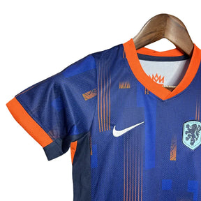 Camisa Seleção Holanda 2024/25 Away - Kit Torcedor Infantil