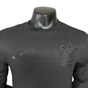 Camisa Corinthians 2024/25 Away - Manga Longa - Versão Jogador Masculina - Tamanho G (L)