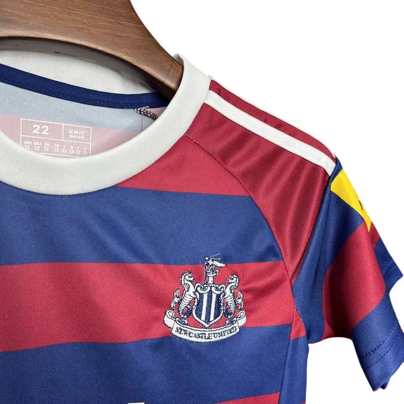 Camisa Newcastle 2024/25 Away - Kit Torcedor Infantil