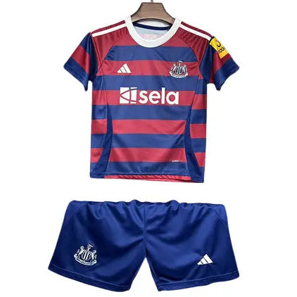 Camisa Newcastle 2024/25 Away - Kit Torcedor Infantil